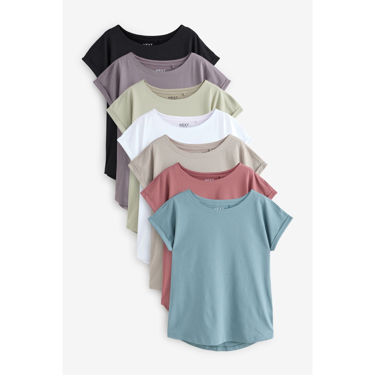 T-shirt à mancherons, lot de 7, NEXT
