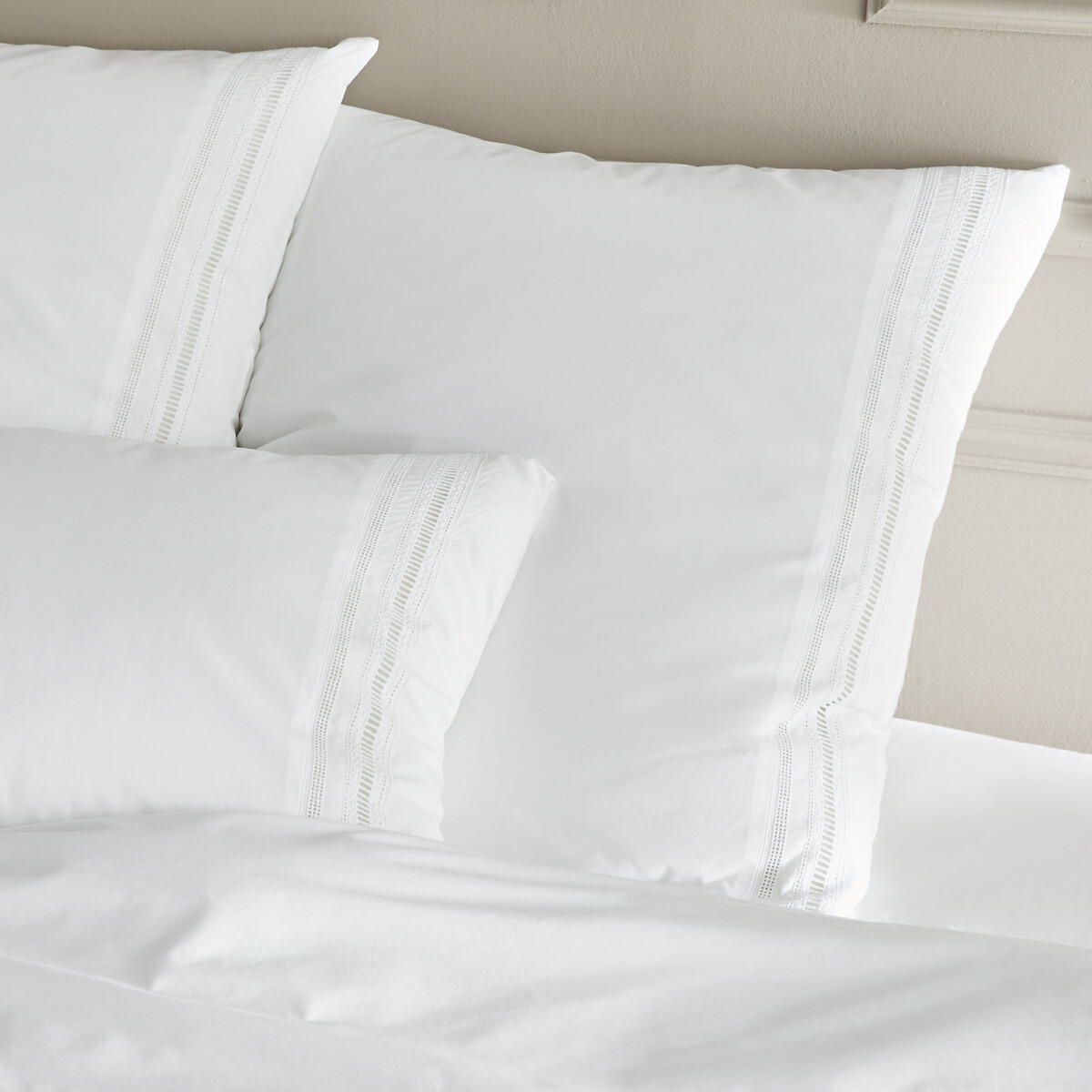 Pottery barn store white linen duvet