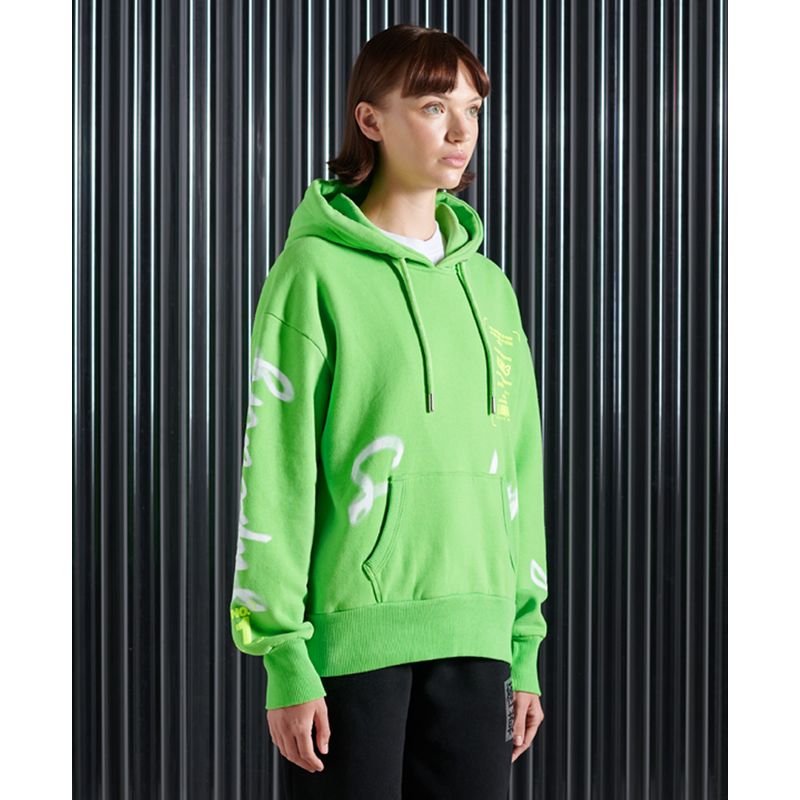 Sweat vert 2025 fluo femme