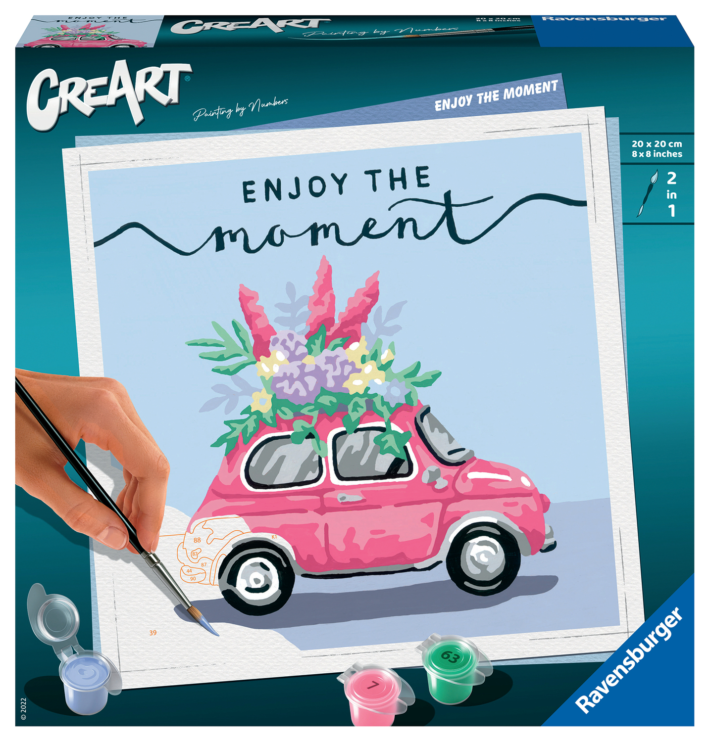 CreArt - 20*20cm - Enjoy the moment, RAVENSBURGER