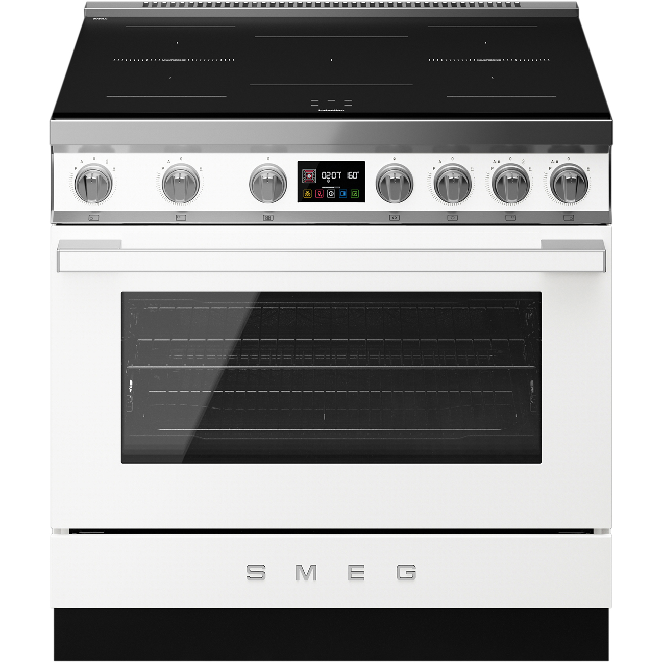 Piano de cuisson induction 5 feux 90 cm CPF90I1P, SMEG