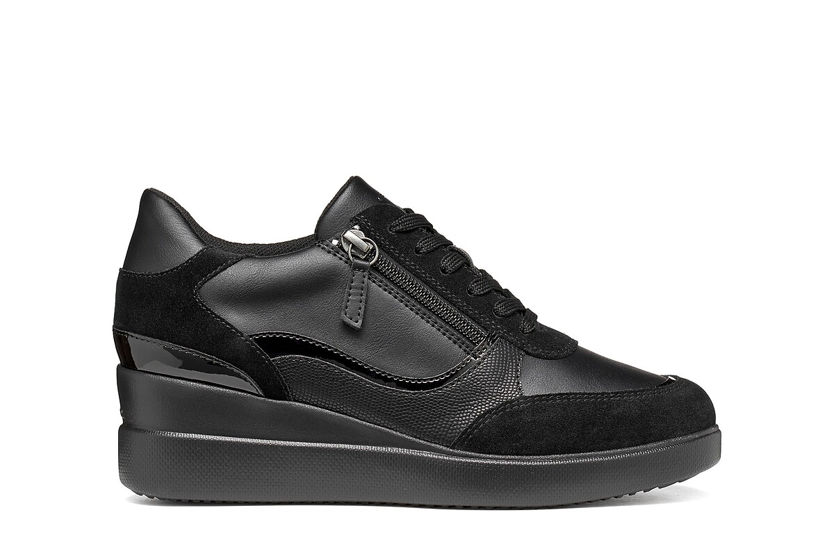 GEOX Zapatillas deportivas transpirables con cuña, STARDUST