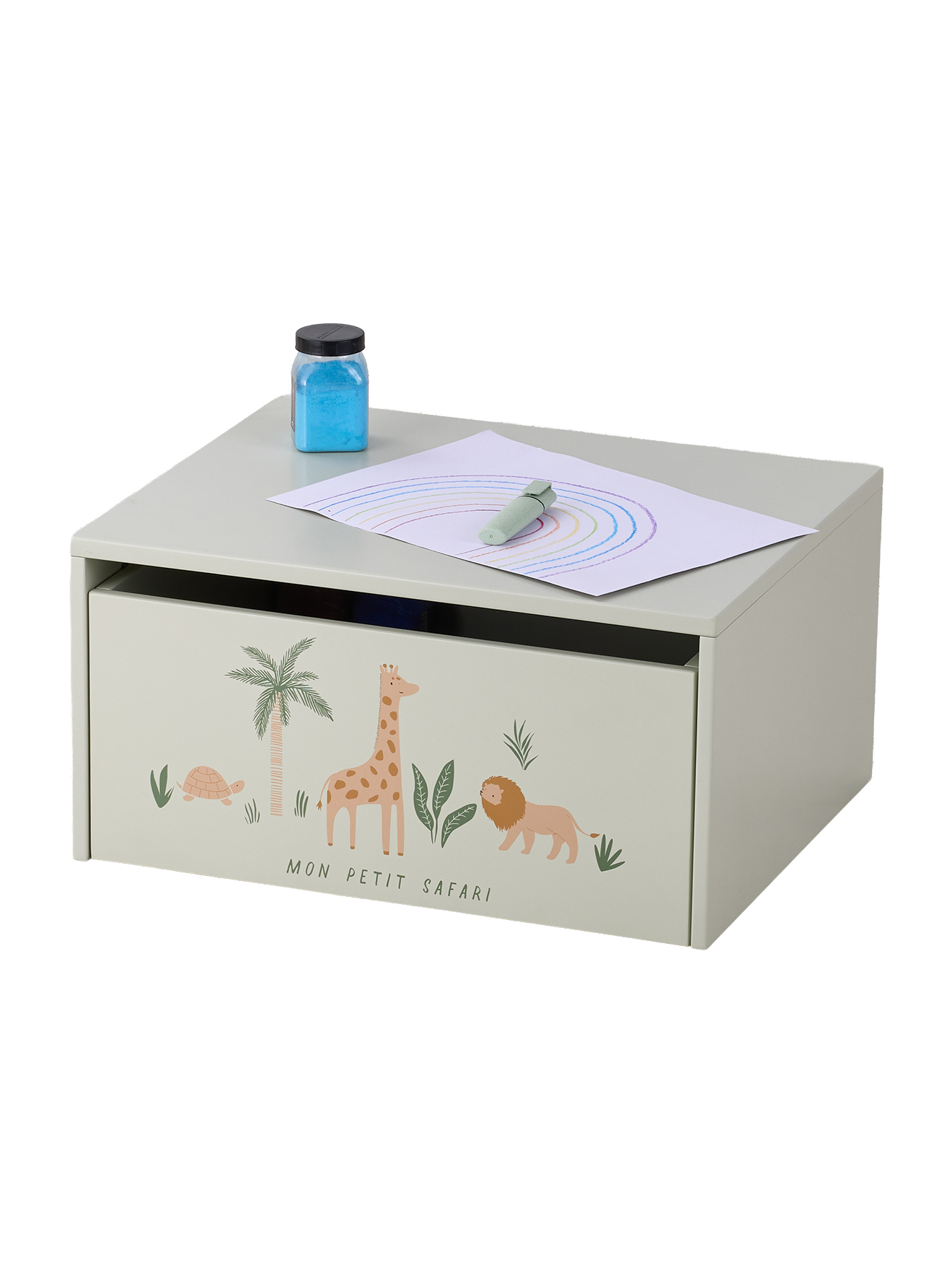 Table d'activités avec coffre de rangement, VERTBAUDET