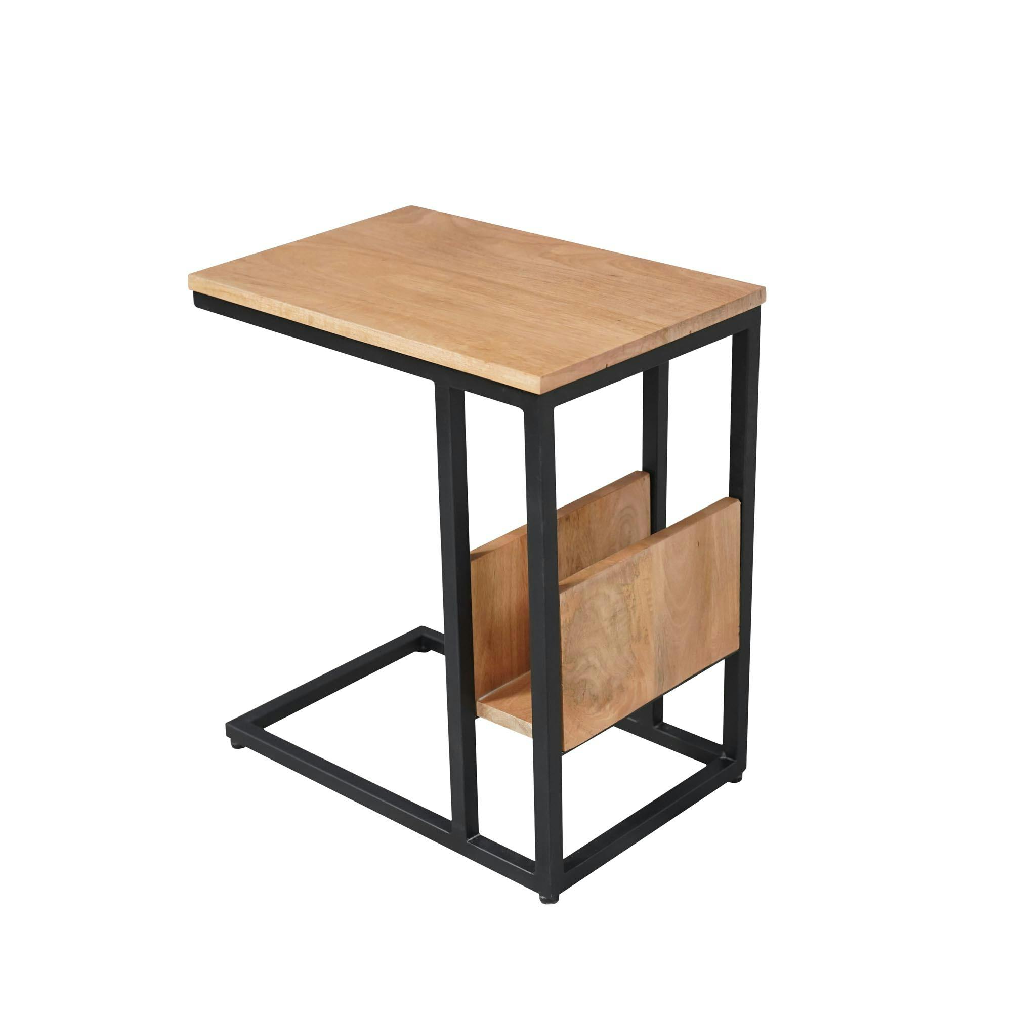 Table d'appoint bois pour ordinateur H. 53 cm ALMA, PIER IMPORT