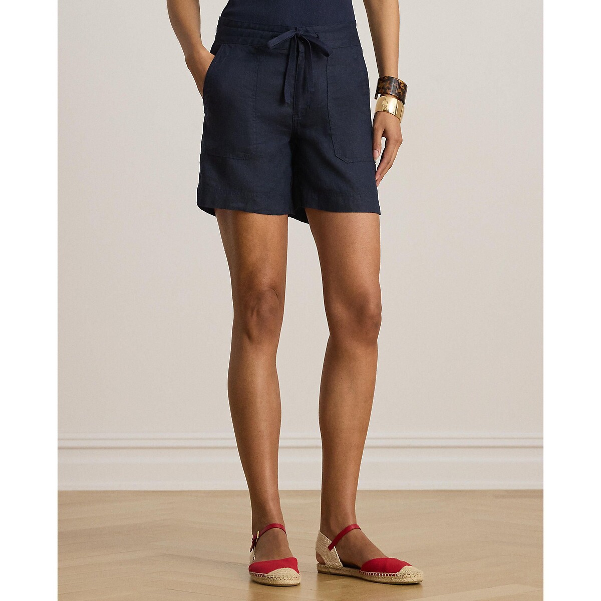 Short large en lin, LAUREN RALPH LAUREN