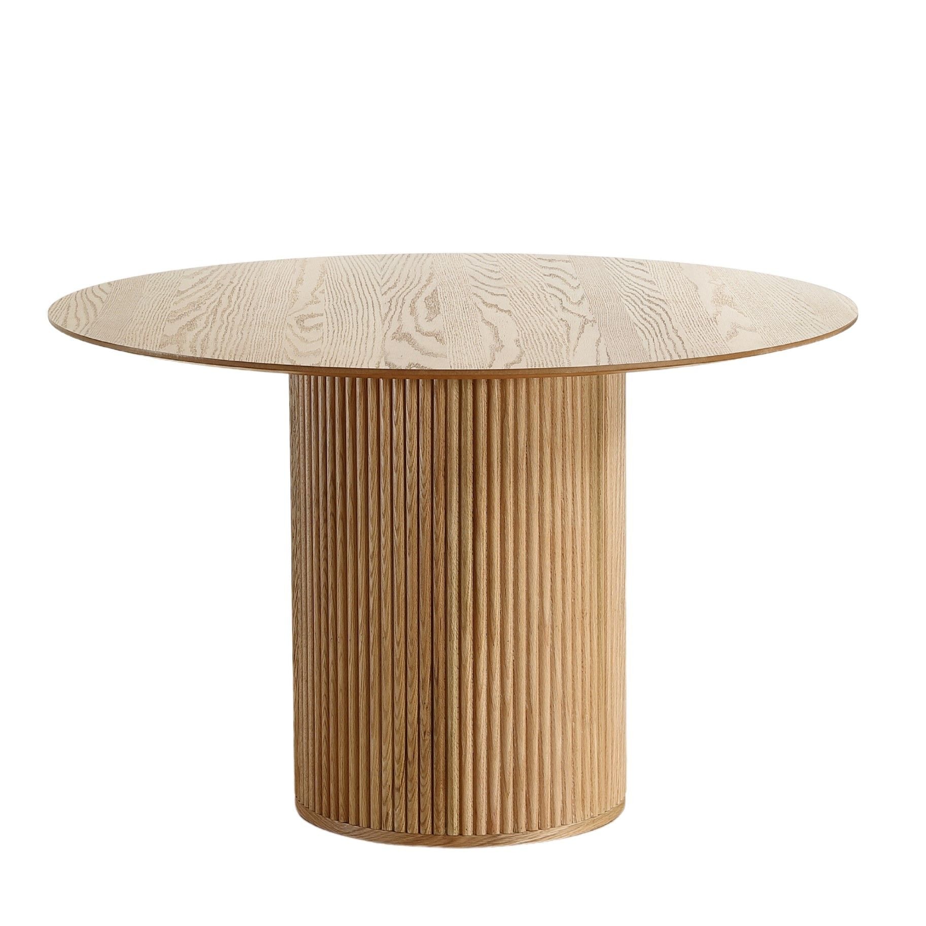 Table repas D120 cm placage chêne, ZAGO