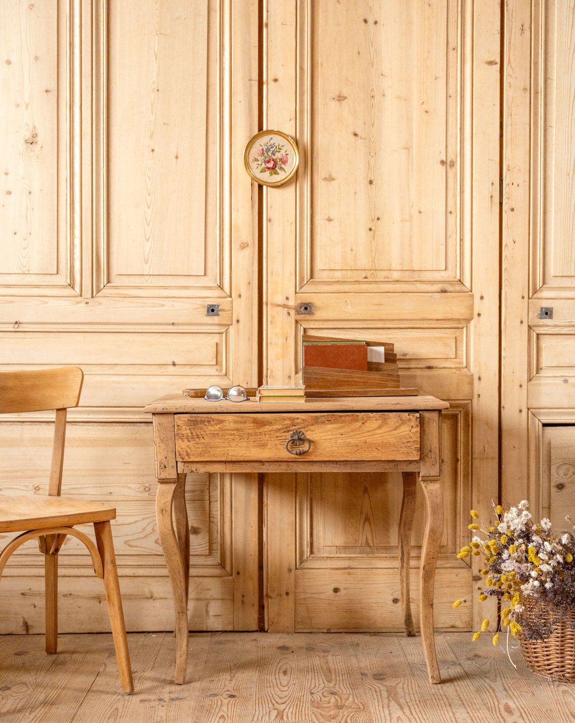 Bureau en bois Edouard N°1042 - Bon état, DEBONGOUT