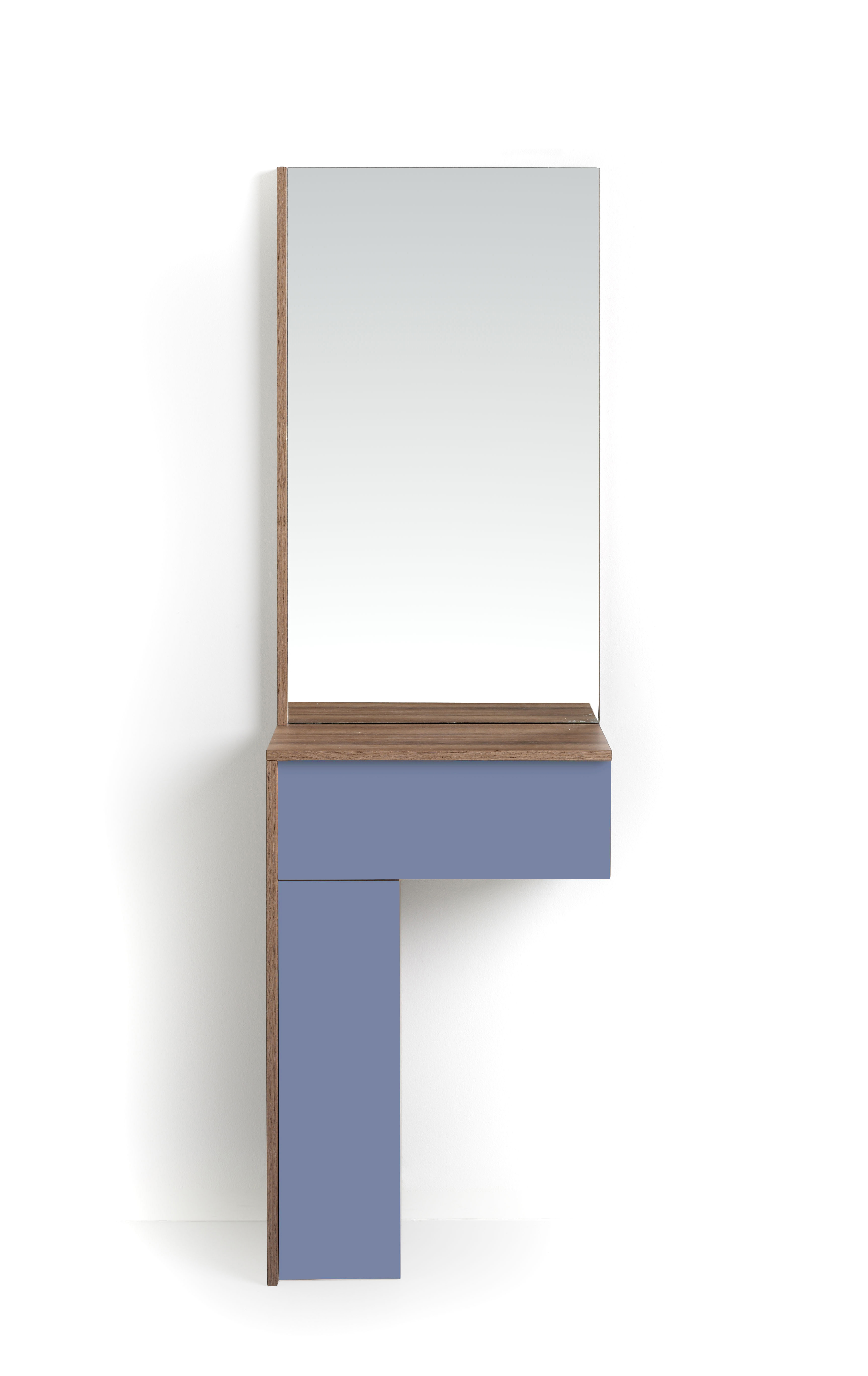 Ensemble console-miroir en placard, TETRIS, HERDASA