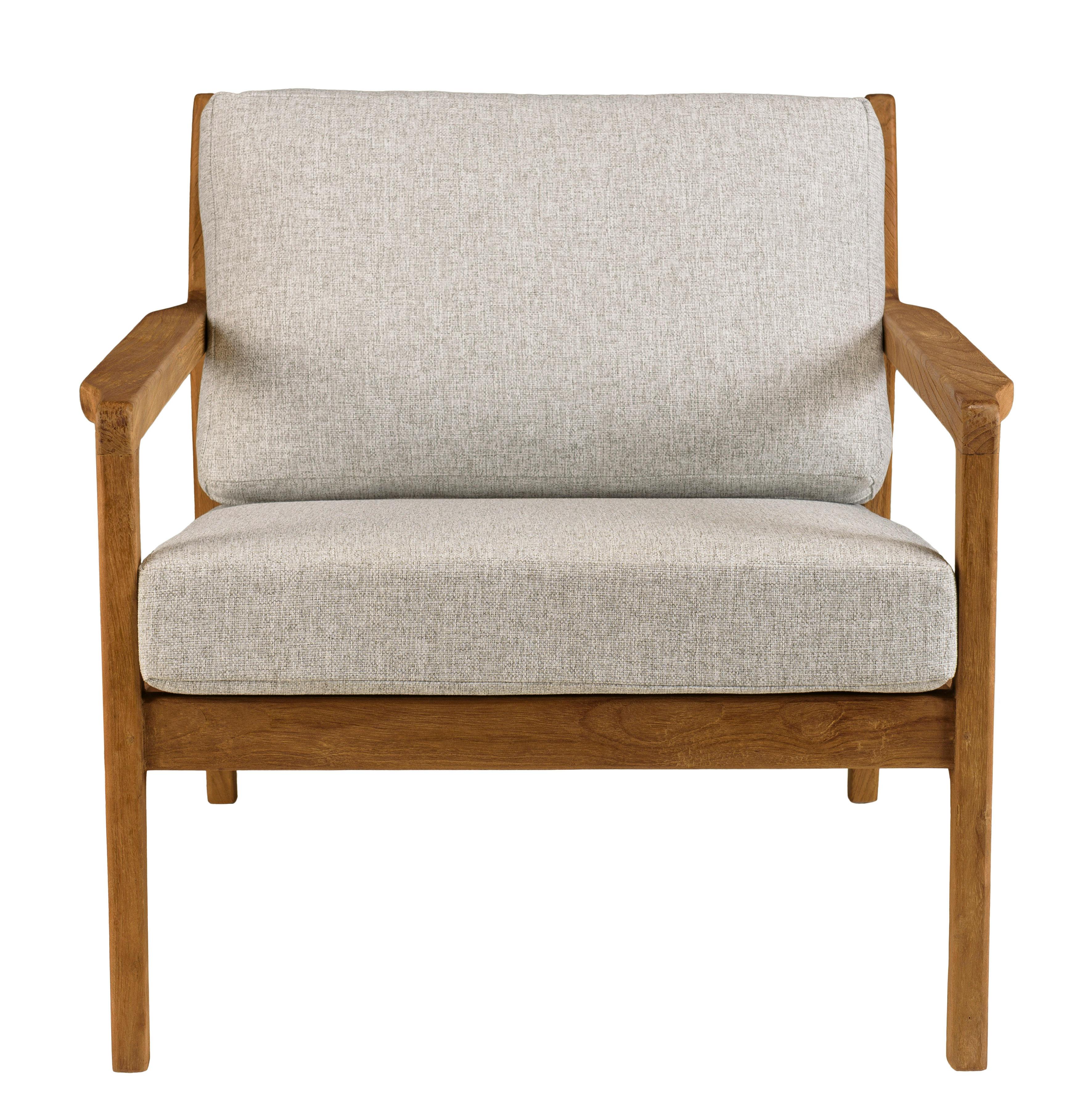Fauteuil de jardin en teck recyclé ORIA, PIER IMPORT
