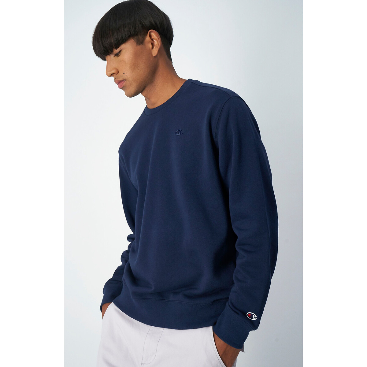 Champion navy store blue crew neck