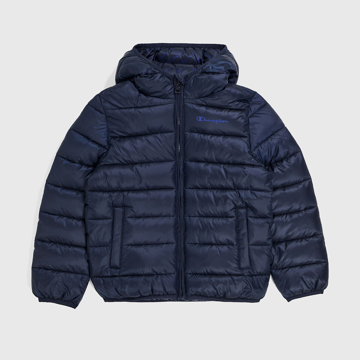 Image of Hooded Quilted Padded Jacket