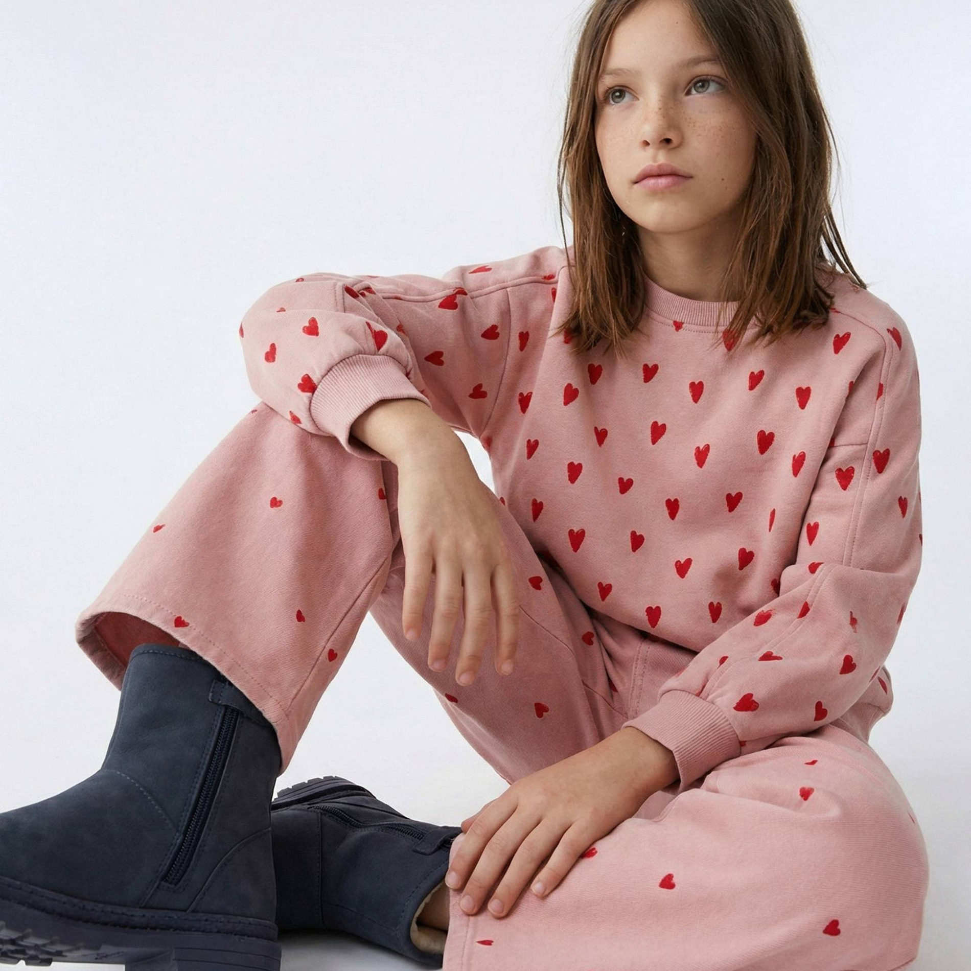 Sweat imprimé contenant du coton BIO GOTS, MONOPRIX