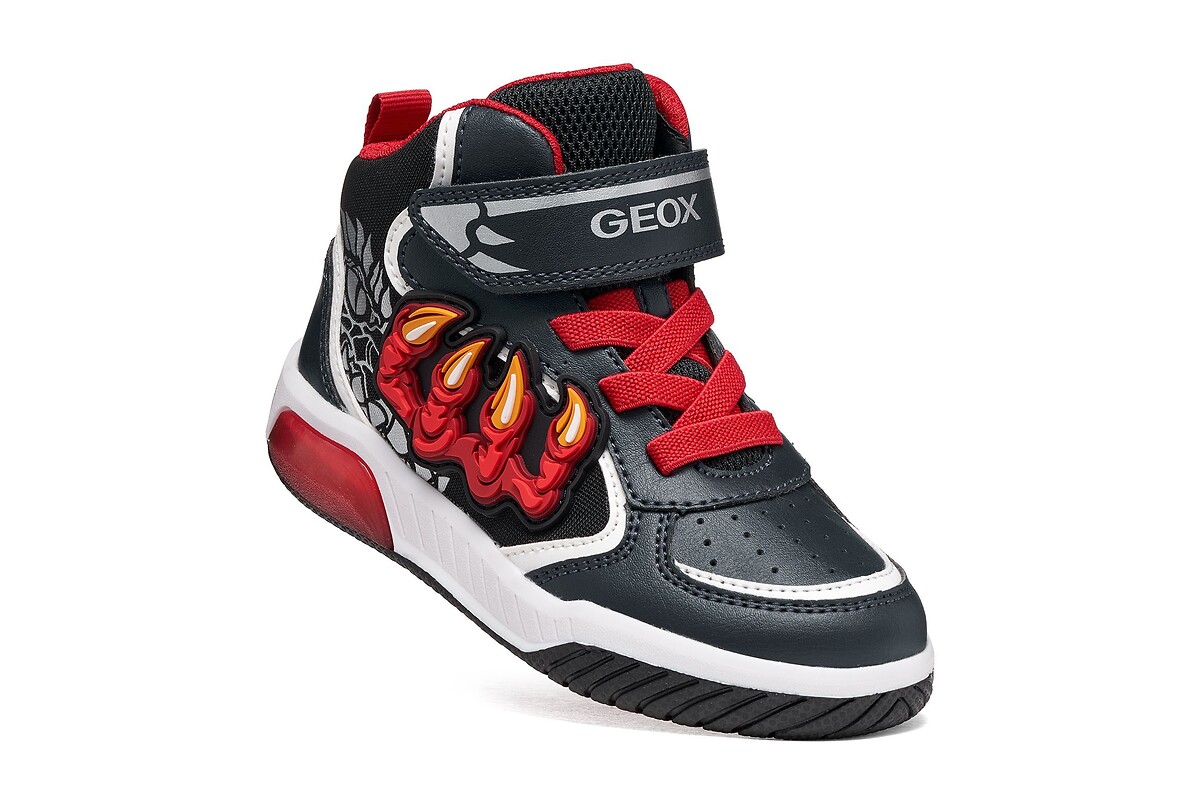 GEOX Zapatillas altas, transpirables, con LED, INEK — photo 4