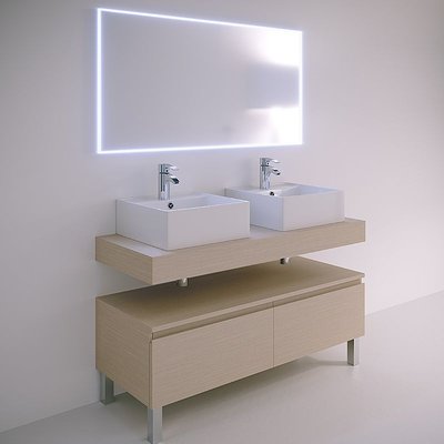 Miroir LED 120x60 cm, Nova AQUAE LINE