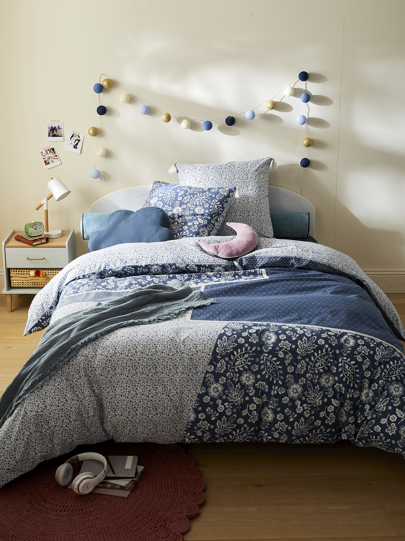 Parure housse de couette + taie d'oreiller CARAVANE, VERTBAUDET