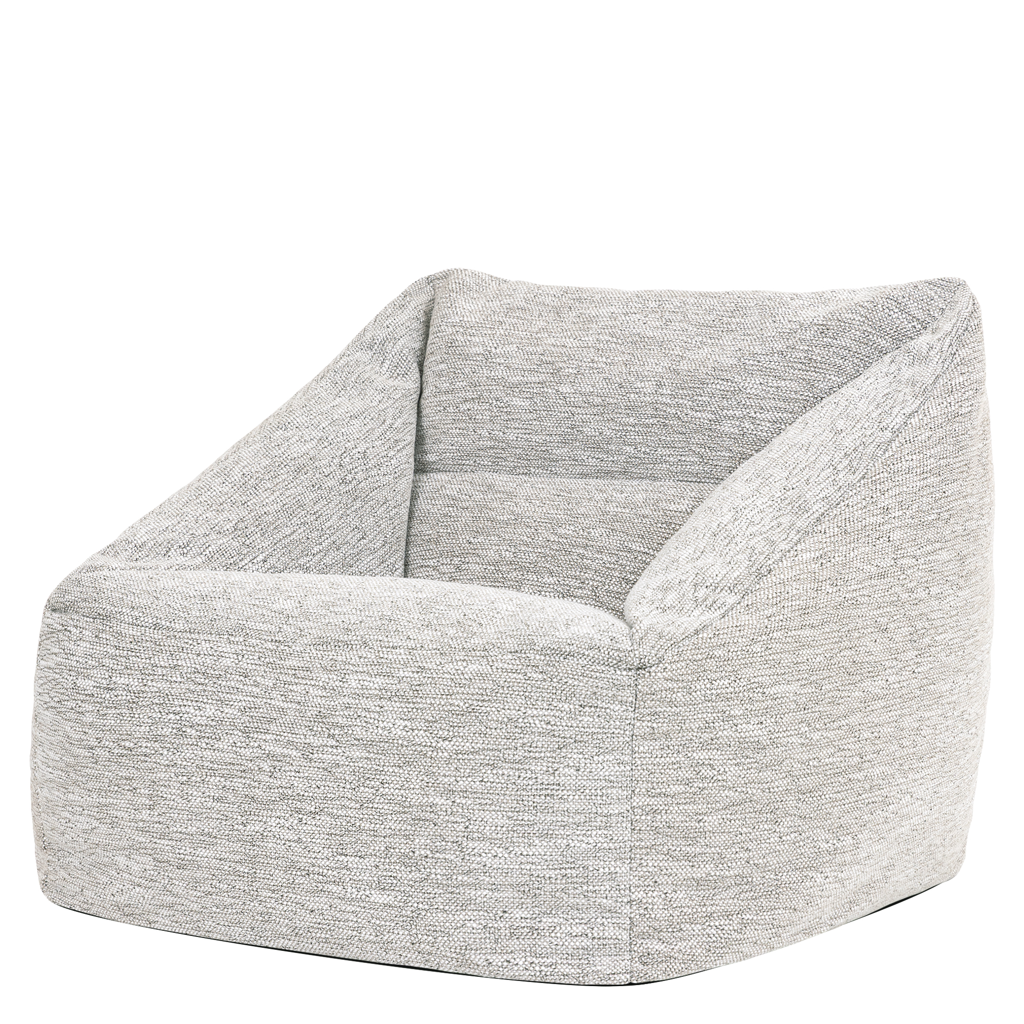 Pouf fauteuil salon en tissu tissé Oeko-Tex® - NATALIA, ICON