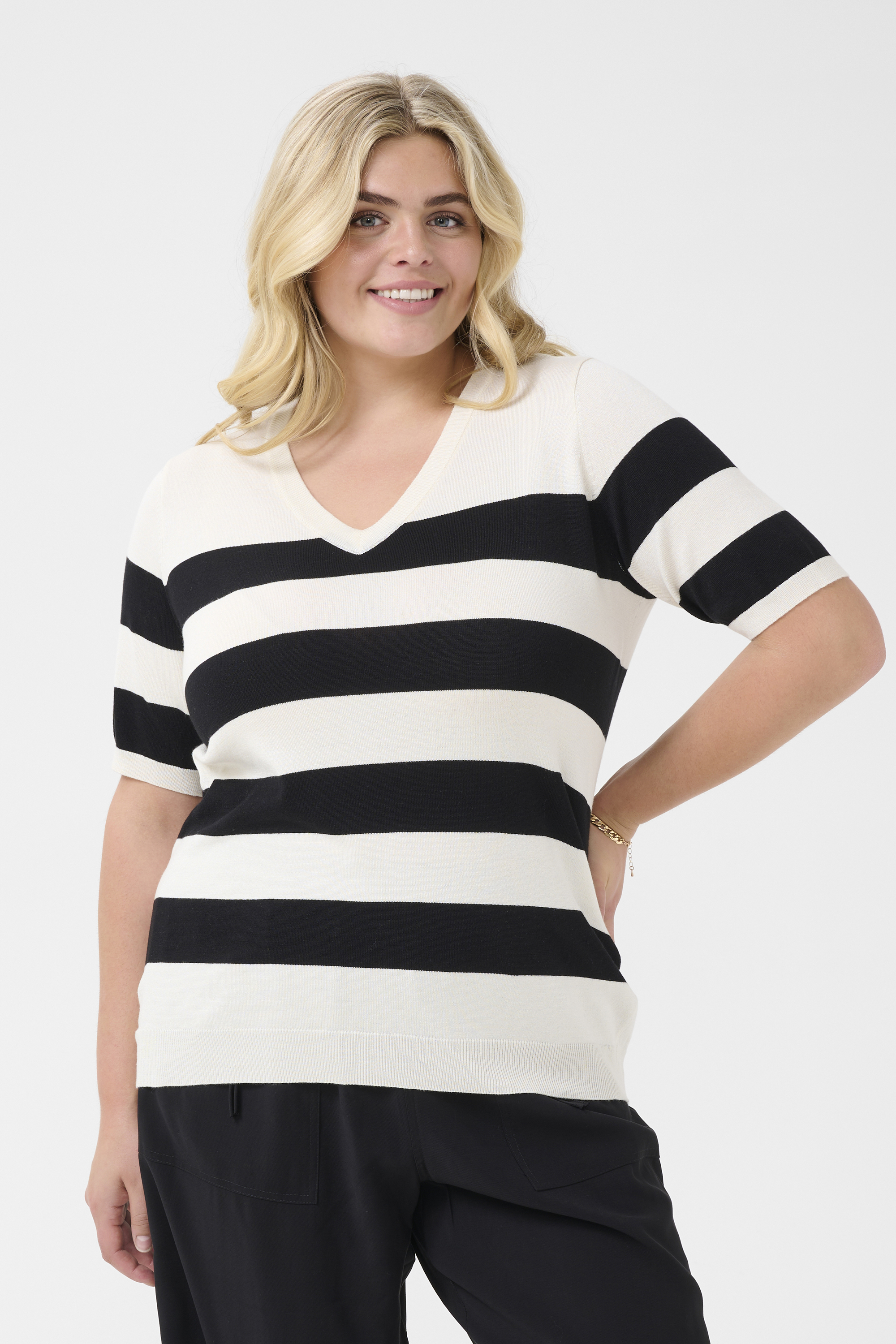 Pullover tricoté, KAFFE CURVE