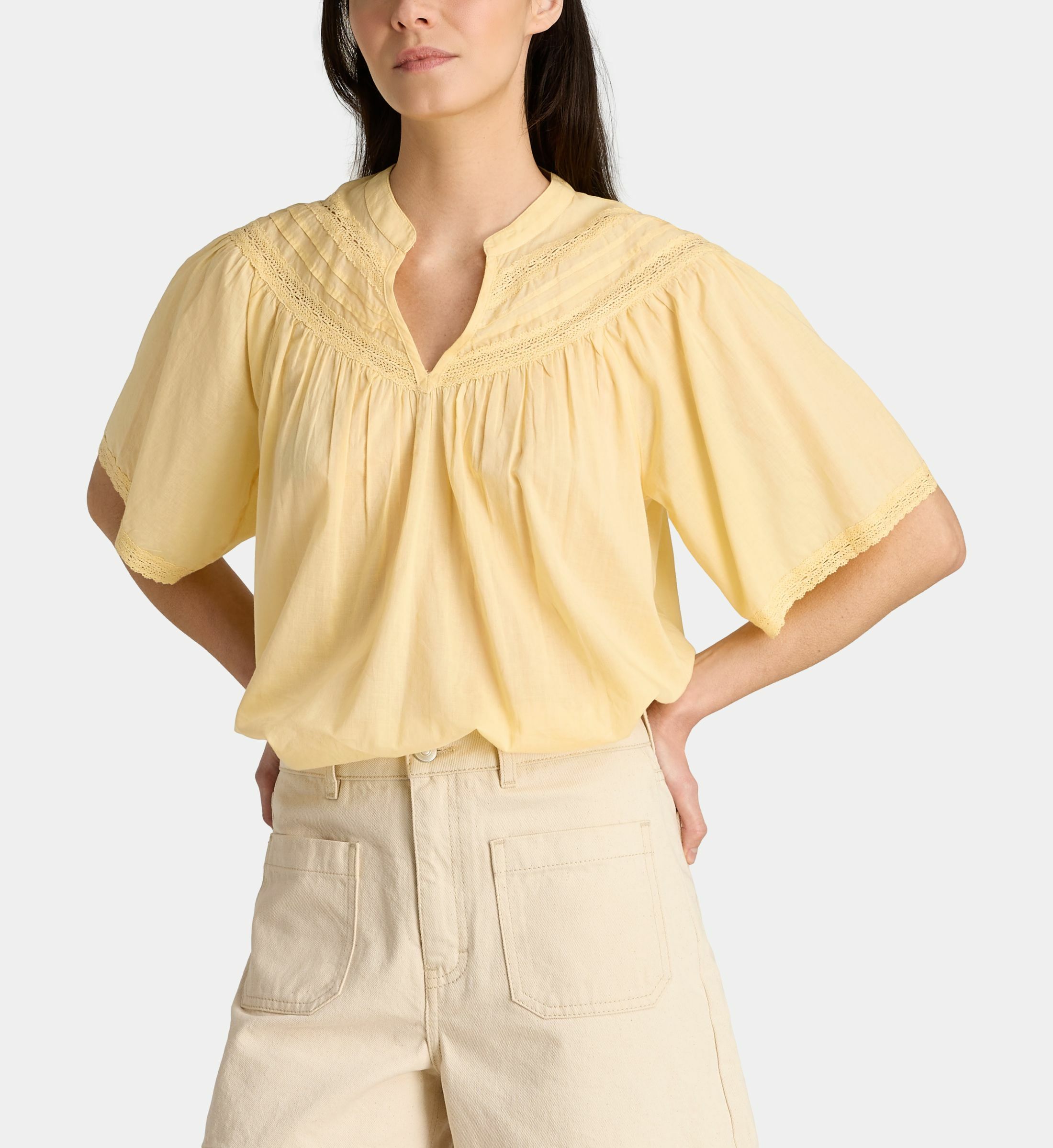 Top cascavel en coton bio, GALERIES LAFAYETTE