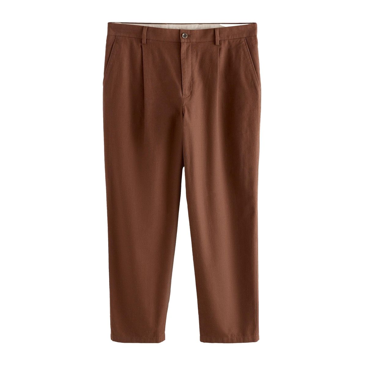 Pantalon de costume texturé en coton, NEXT