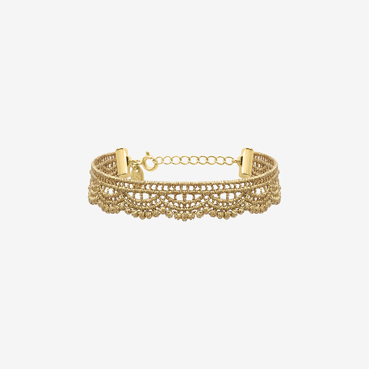 Bracelet doré daphné - lace, CAROLINE NAJMAN