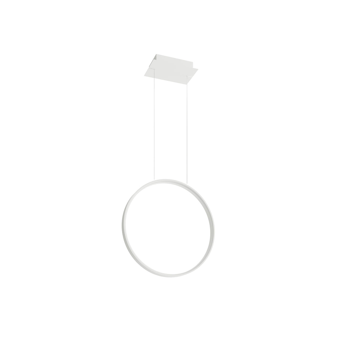 Suspension Aluminium Blanc LED 1 Rio, EDEN