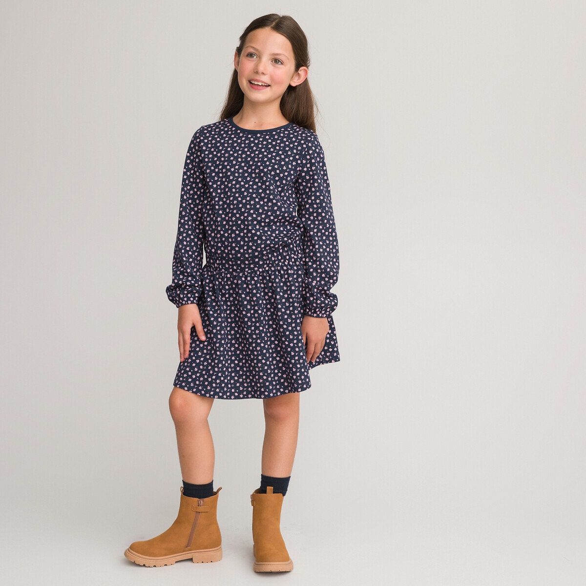 Robe bleu marine la redoute hot sale