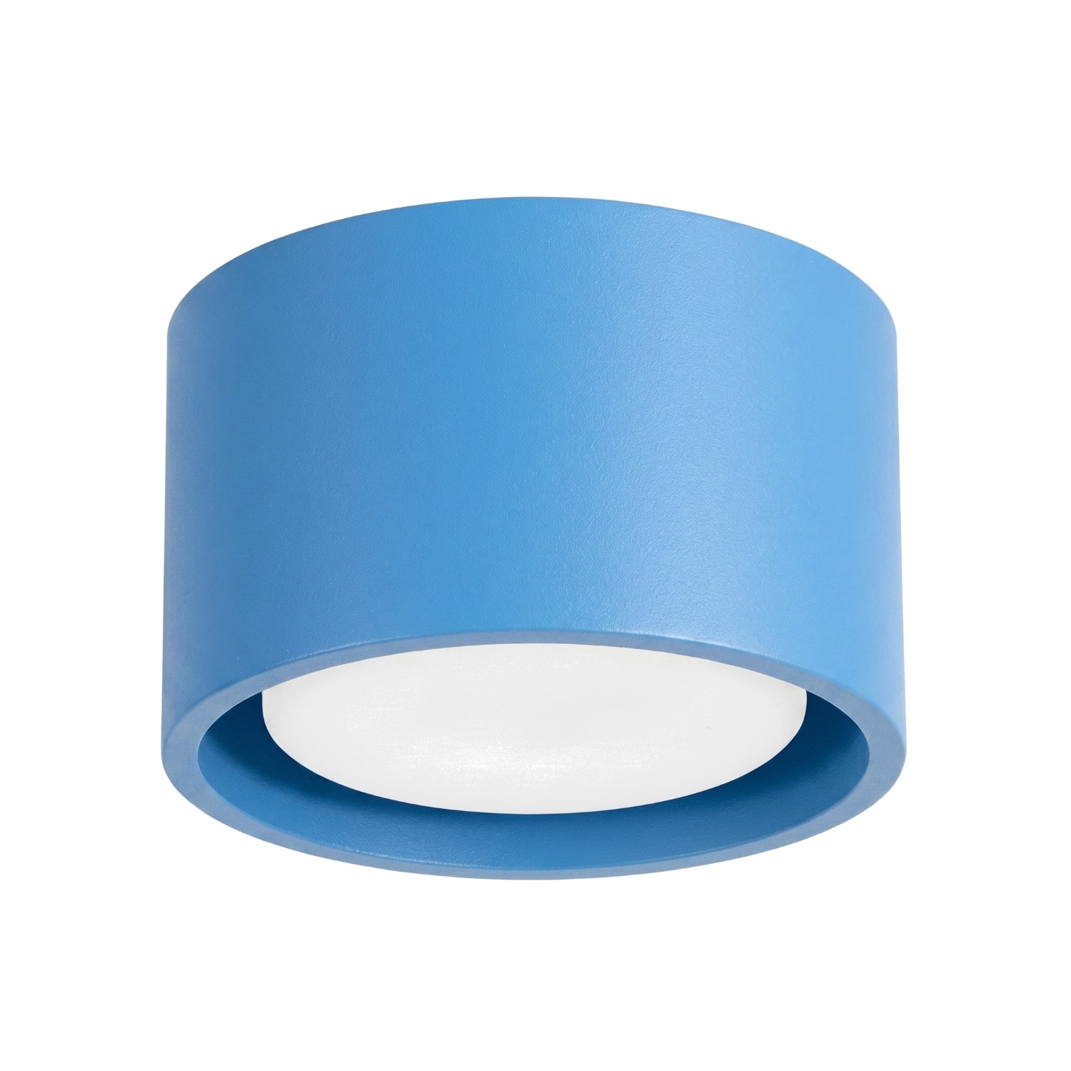 Plafonnier Aluminium Bleu Gx53 1 MODO, EDEN