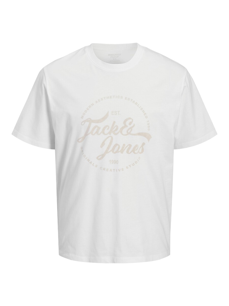 T-shirt manches courtes, col rond, Jordean, JACK & JONES
