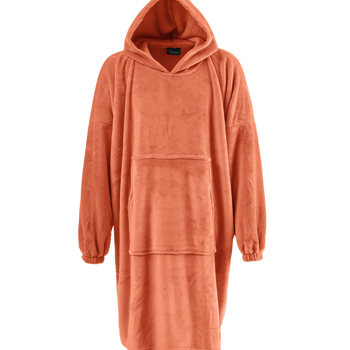 Poncho polaire à capuche doux & chaud KAPRA, SENSEI MAISON