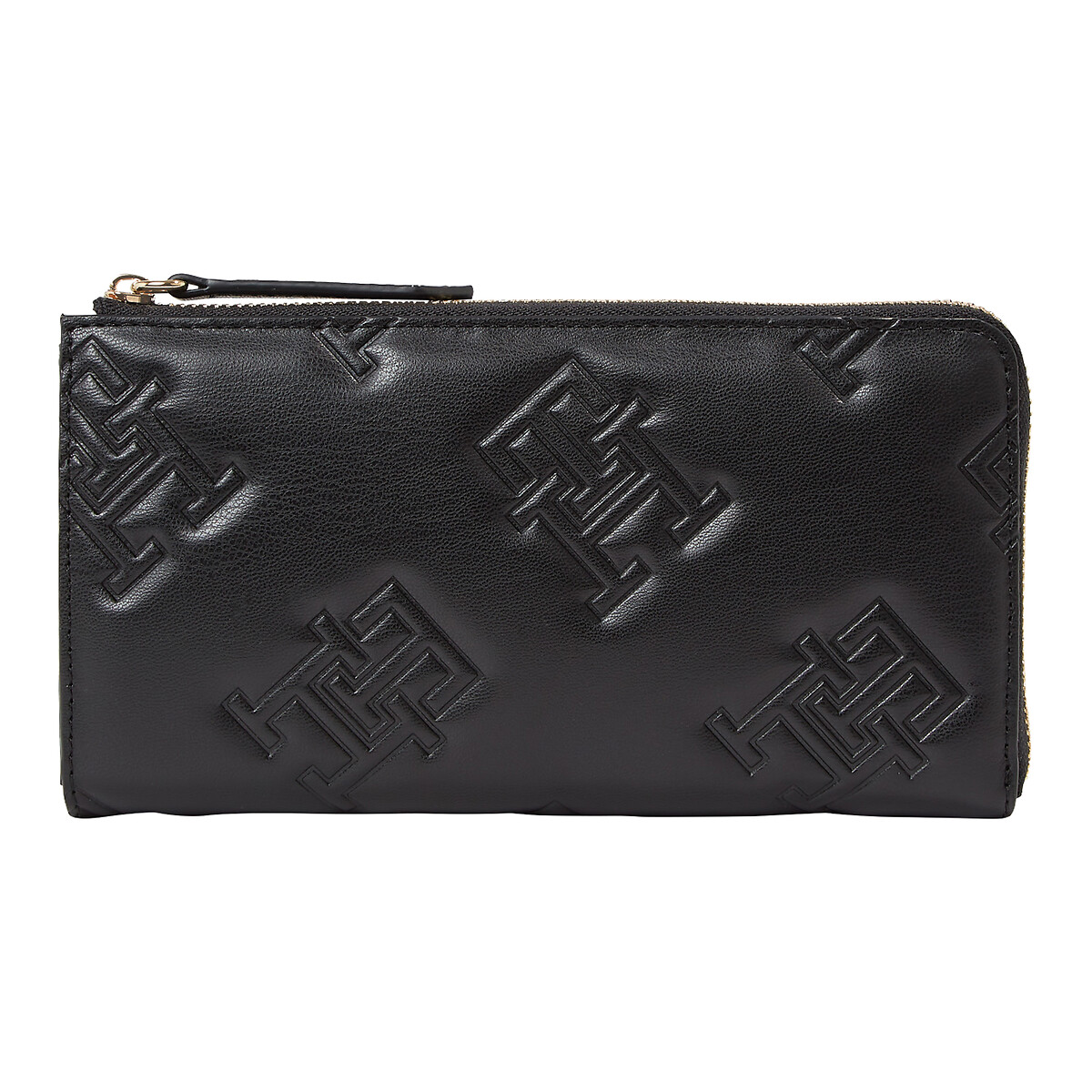 Image of TH Refined Large Quilted Wallet with Zip Fastening