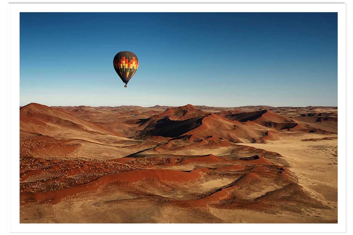 Affiche Vol au dessus du desert, HEXOA