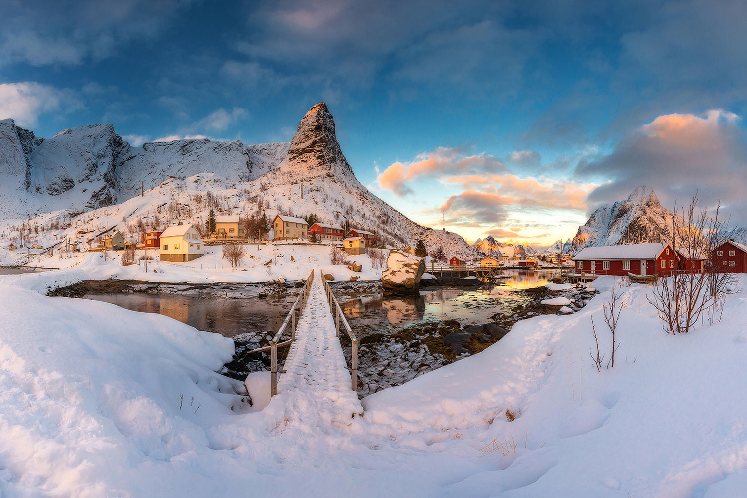 Tableau paysage Reine des Glaces, HEXOA