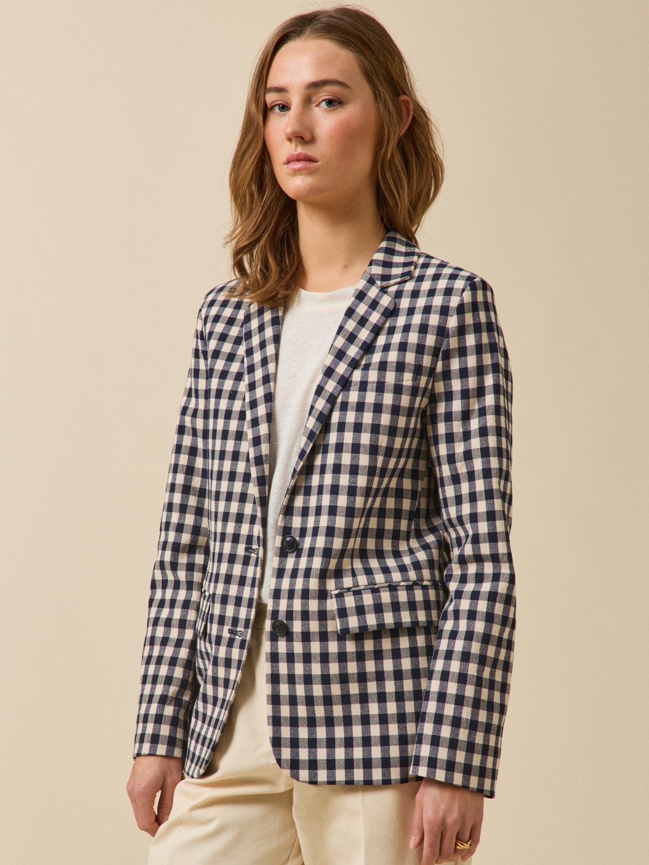 Veste tailleur vichy, CYRILLUS