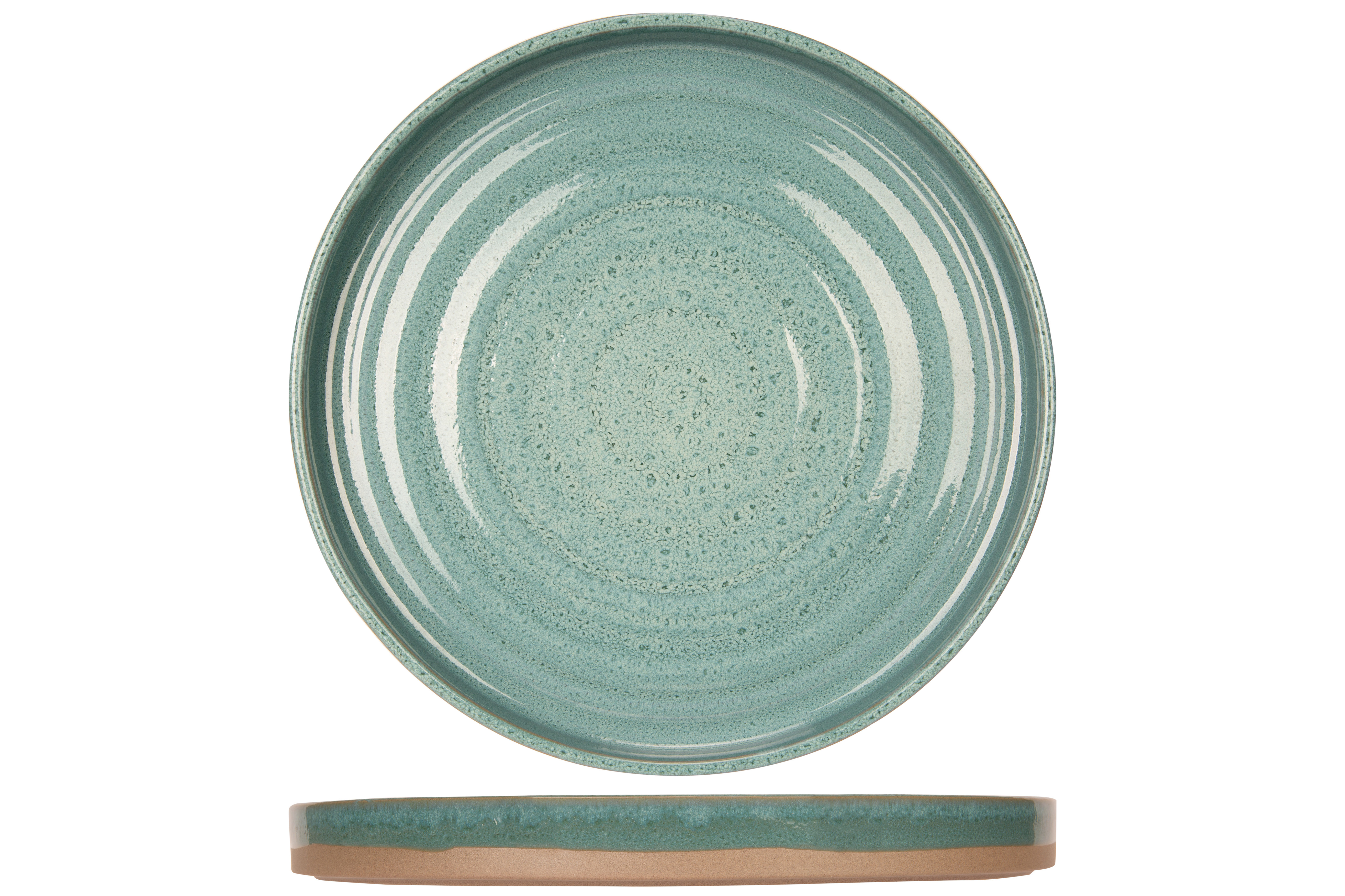 Lot de 6 Assiettes plates en grès, BASALT, COSY&TRENDY