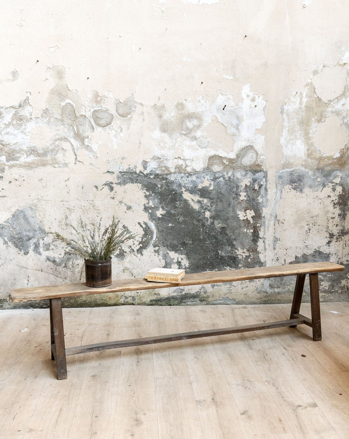Banc en bois Antoine N°542 - Bon état, DEBONGOUT