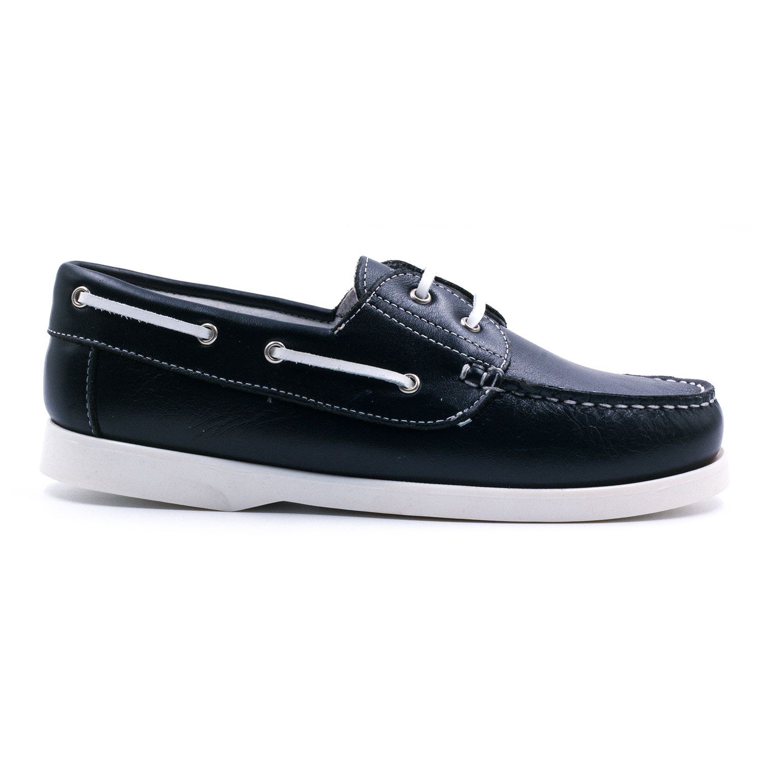 Chaussures bateau en cuir à lacets BRIAC, BONI&SIDONIE