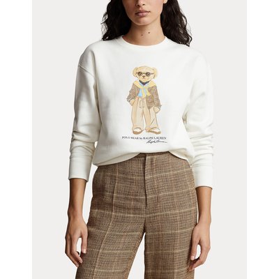 Recycled Polo Bear Sweatshirt with Crew Neck in Cotton Mix POLO RALPH LAUREN