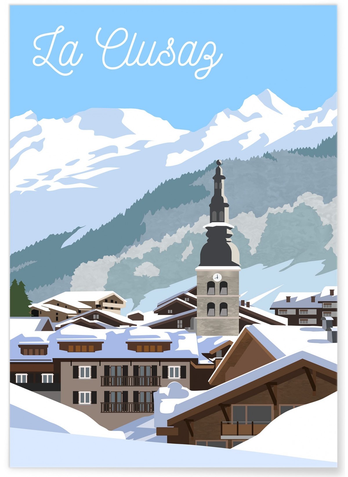 Affiche ville La Clusaz, L'AFFICHERIE