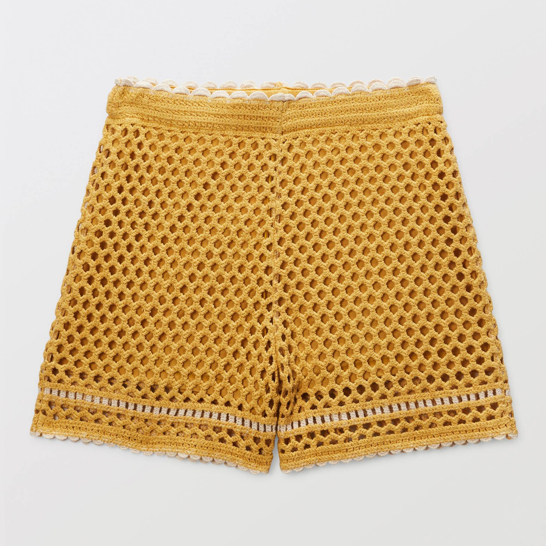 Short crochet en coton, MONOPRIX