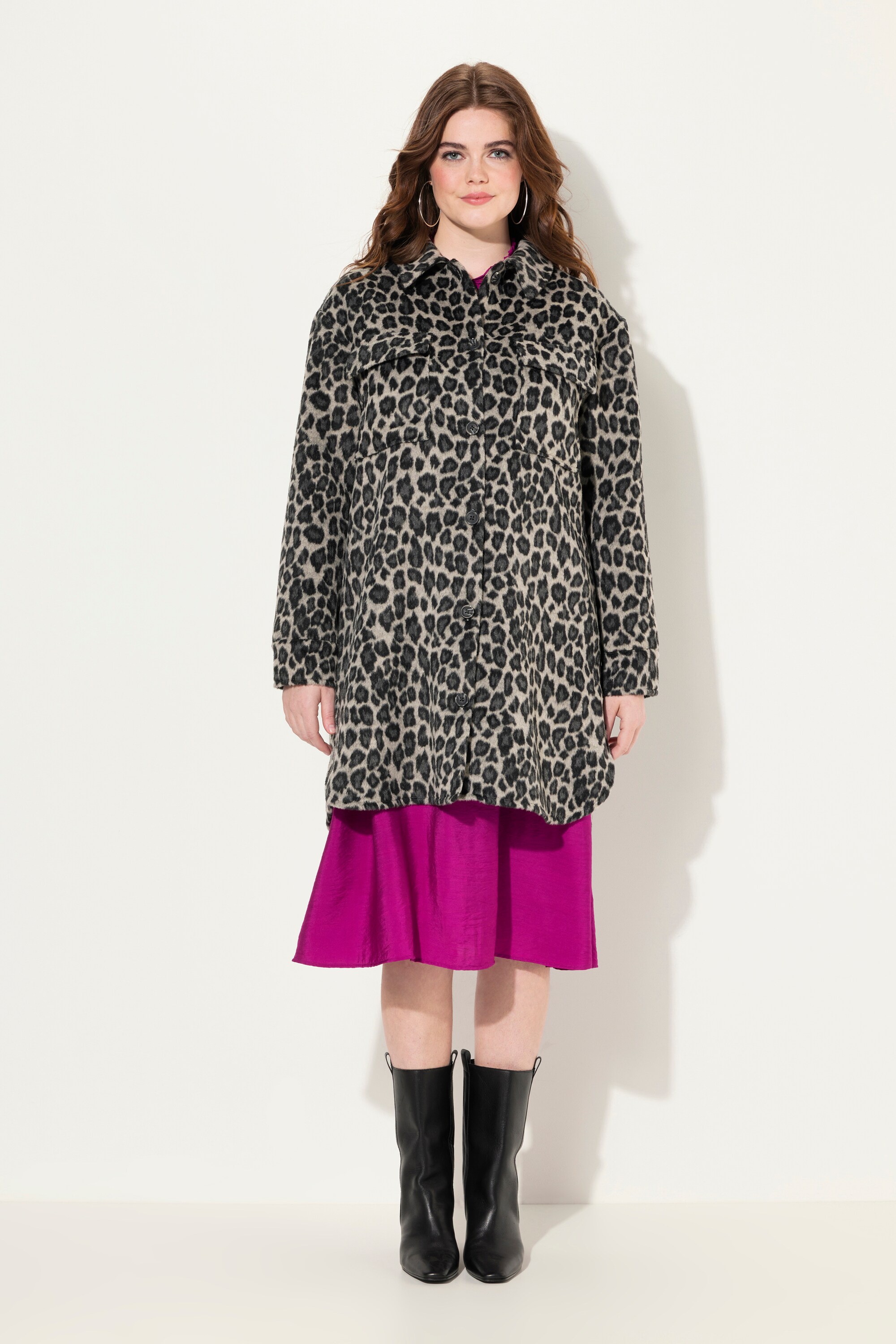 Veste chemisier motif léopard, ULLA POPKEN