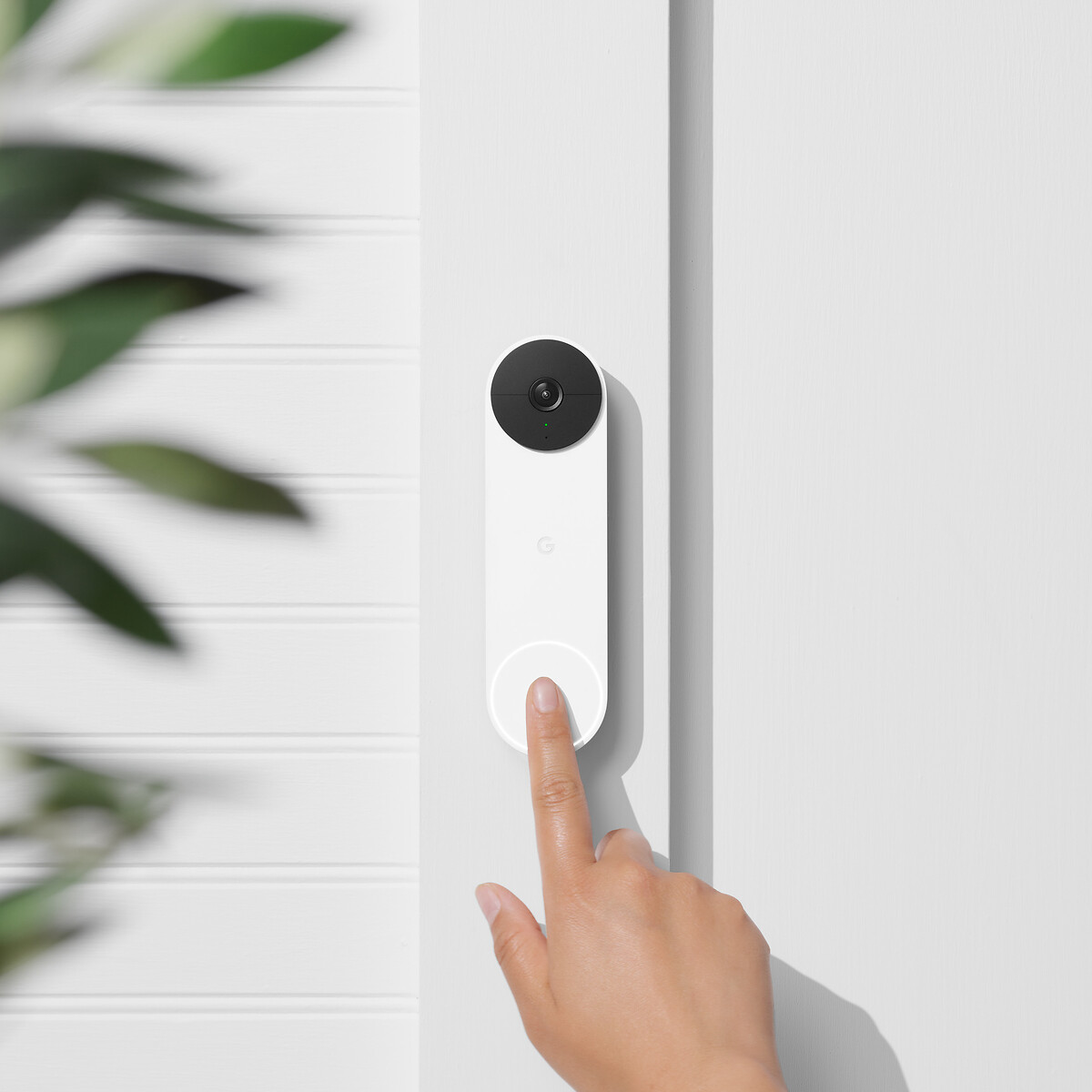 Nest pro battery doorbell white Google La Redoute