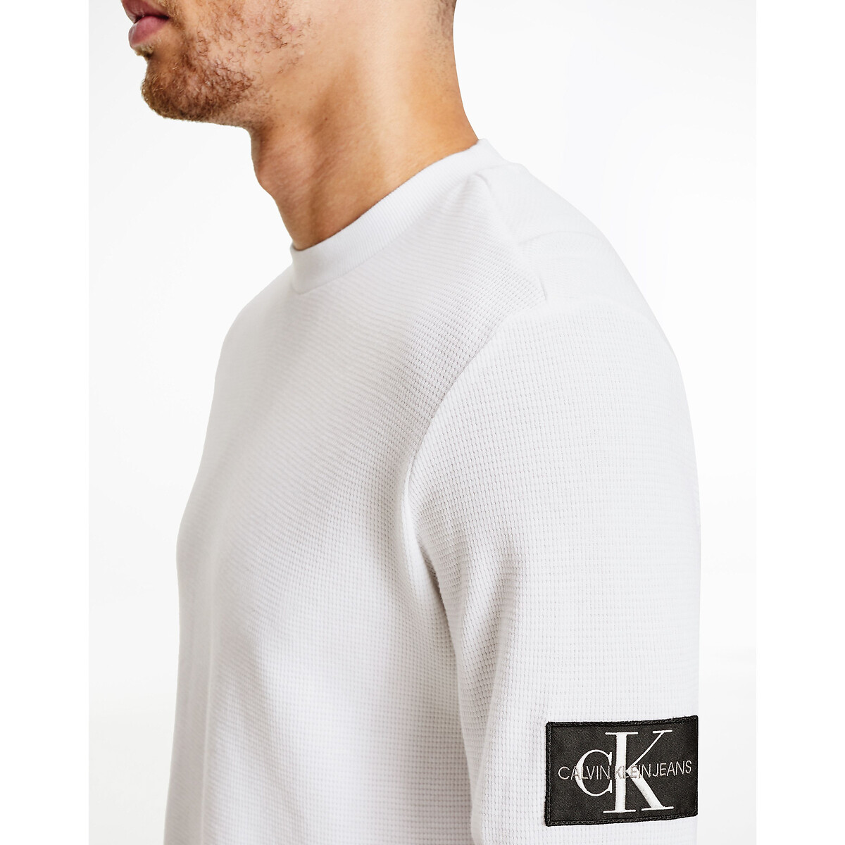 T-shirt mit logo am ärmel Calvin Klein Jeans | La Redoute
