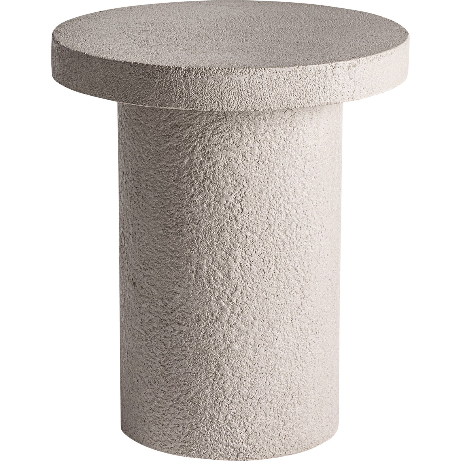Table basse ronde en ciment, RECOLLECTION