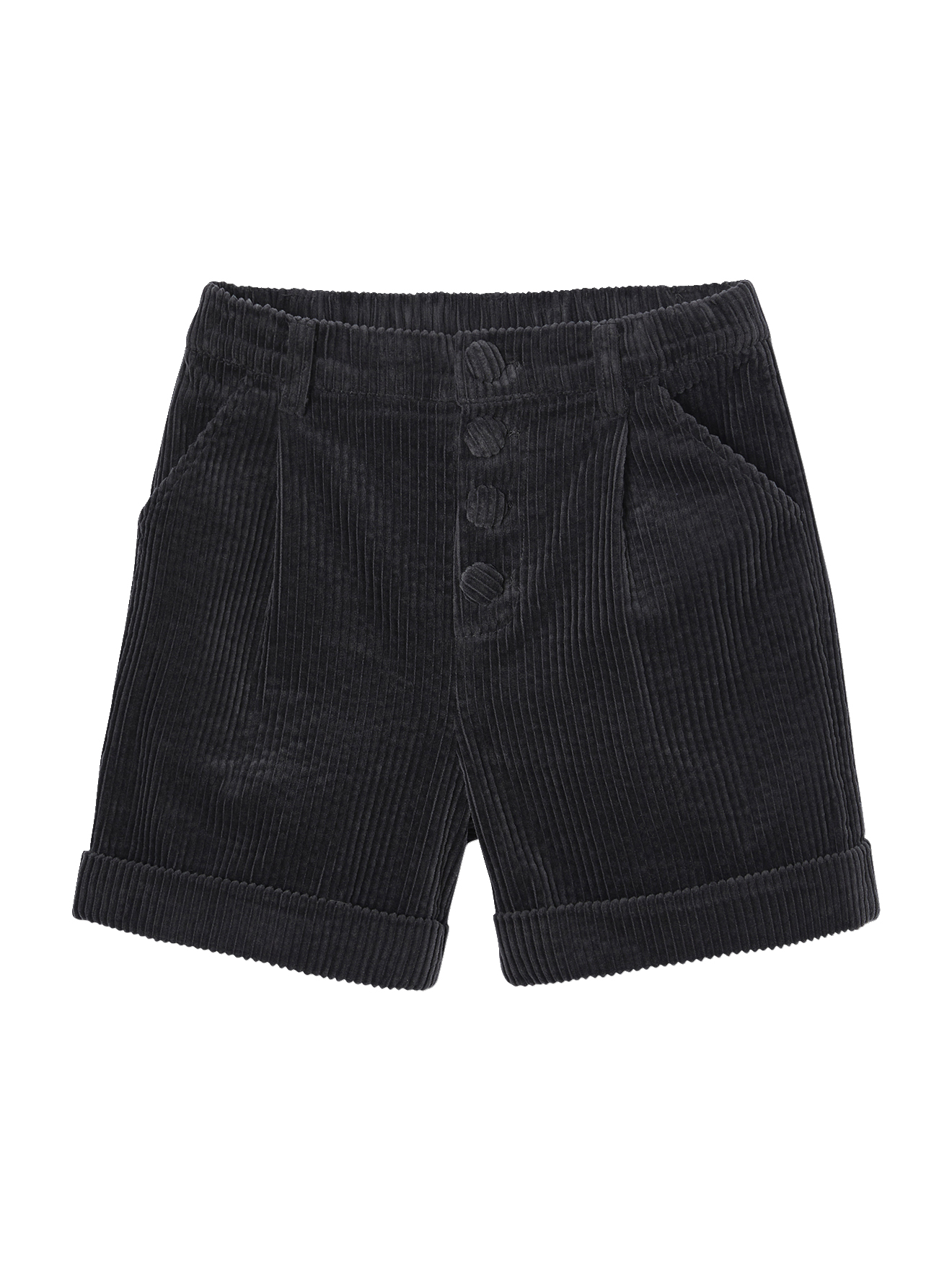 Short velours taille élastiquée boutons recouverts ATELIER, VERTBAUDET