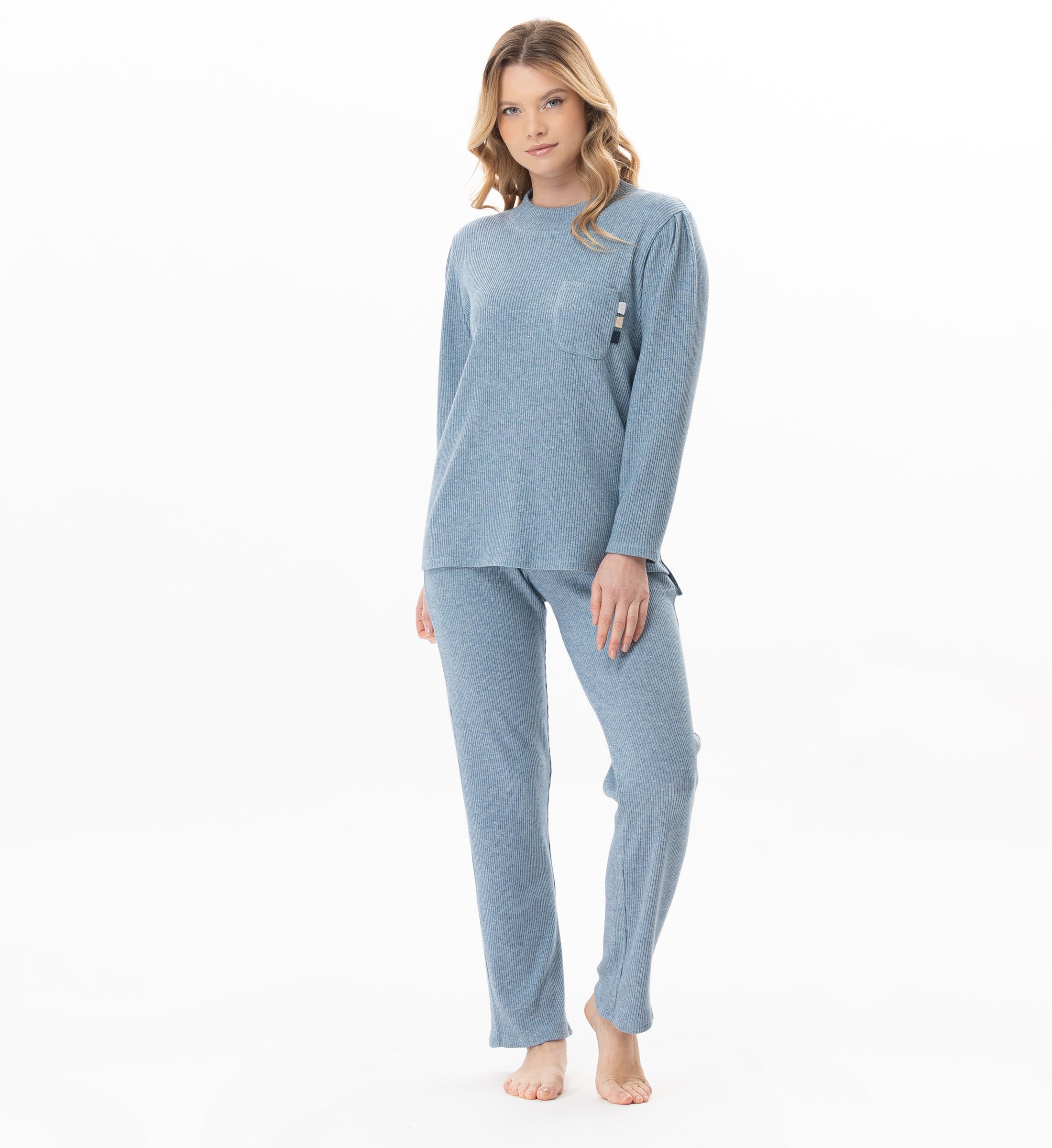 Ensemble homewear en maille tricot fil textile CLUB 122, LE CHAT