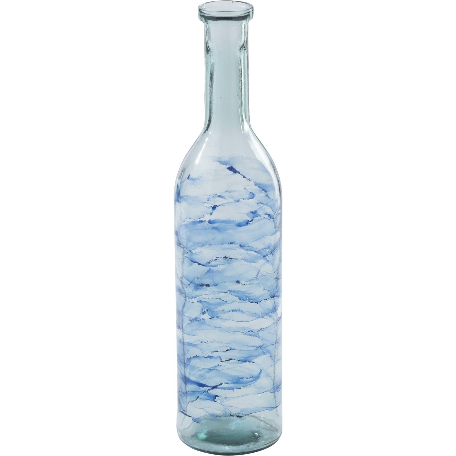 Vase forme vague en verre soufflé, RECOLLECTION