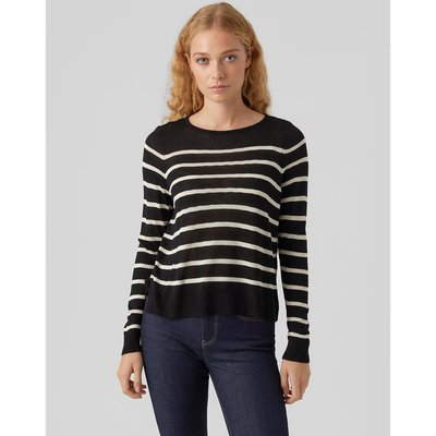 Breton Striped Jumper/Sweater in Fine Knit VERO MODA