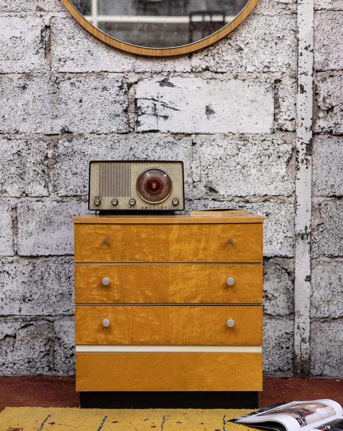 Commode cubique Olga N°1130 - Bon état, DEBONGOUT