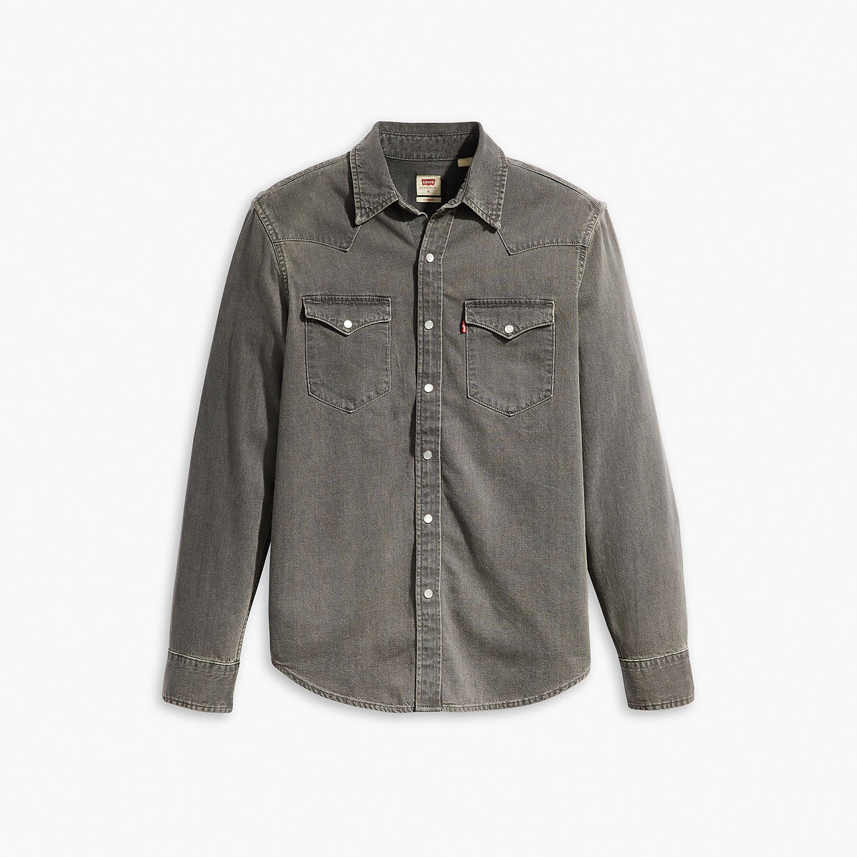 Levi's grey denim shirt online