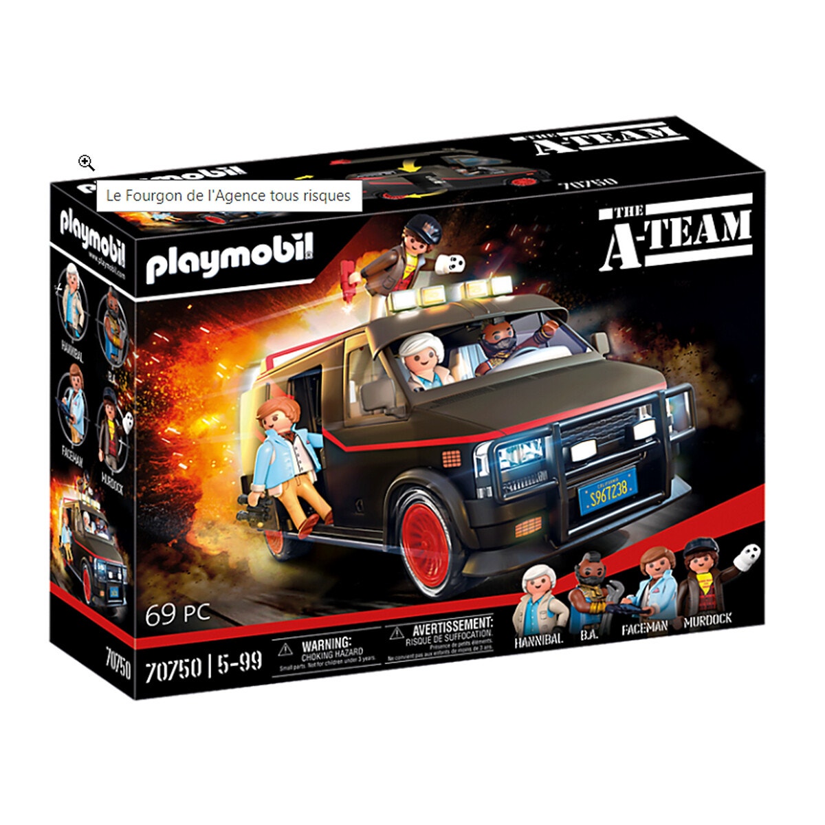 Le Fourgon de l'Agence tous risques, PLAYMOBIL